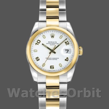 Replique Rolex Datejust-179163 pour femme, 26mm, cadran arabe blanc, lunette bombée, Lady White