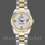 Replique Rolex Datejust 26mm Femmes-179163-Cadran blanc-Diamant Domed Dezel White