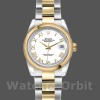 Replique Femmes Rolex Datejust 26mm Femmes-179163-White Roman Numeral Dial White