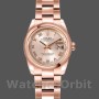 Replique Rolex Datejust-179165, 26 mm, or Everose Cadran romain rose, Lady Pink pour femme