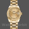 Replique Rolex Datejust-179168 pour femme, 26 mm, cadran romain champagne bombé lisse, Lady Champagne