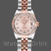 Replique Rolex Datejust-179171 pour femme, 26mm, cadran rose jubilé, lunette cannelée, Lady Pink