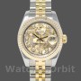 Replique Rolex Datejust-179173 pour femme, 26mm, Jubilee Crystal Grey & Champagne Dial, Lady Grey