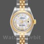 Replique Rolex Datejust-179173, 26mm, cadran blanc nacre, Lady MOP pour femme