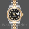 Replique Rolex Datejust-179173, 26mm, cadran argenté Sunbeam, lunette cannelée, Lady Silver pour femme