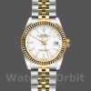 Replique Rolex Datejust-179173 pour femme, 26mm, cadran index blanc, lunette cannelée, Lady White