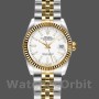Replique Rolex Datejust-179173 pour femme, 26mm, cadran index blanc, lunette cannelée, Lady White
