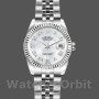 Replique Rolex Datejust-179174, 26mm, cadran blanc nacre, lunette cannelée, Lady MOP pour femme