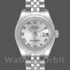 Replique Rolex Datejust-179174 pour femme, 26mm, cadran romain argenté, lunette cannelée, Lady Silver