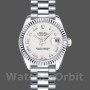 Replique Rolex Datejust-179179 pour femme, 26 mm, cadran chiffres romains blancs, lunette cannelée, Lady White