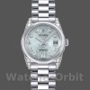 Replique Rolex Datejust-179269 pour femme, 26 mm, cadran bleu glacier Jubilee, cornes diamantées, Lady Ice Blue