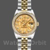 Replique Rolex Datejust-179383, 26mm, Crystal Gold Dust Champagne Dial, Lady Champagne pour femme