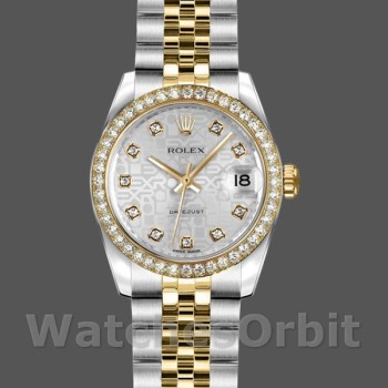 Replique Rolex Datejust-179383, 26mm, cadran Silver Jubilee, Lady Silver pour femme
