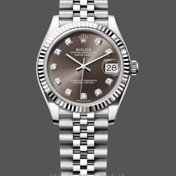 Replique Rolex Day Date 36-128235 0039 unisexe, or Everose 18 carats, cadran pavé de diamants, lunette cannelée, diamant président et or rose