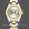 Replique Rolex Datejust-279163, 28mm, cadran argenté à diamants, lunette bombée, Lady Silver pour femme