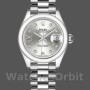 Replique Rolex Datejust-279166, 28mm, cadran argenté, lunette bombée à diamants, Lady Silver pour femme