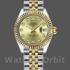 Replique Rolex Datejust-279173, 28mm, cadran diamant champagne, lunette cannelée, Lady Champagne pour femme