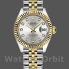 Replique Rolex Datejust-279173, 28mm, cadran argenté à diamants, lunette cannelée, Lady Silver pour femme