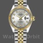 Replique Rolex Datejust-279173, 28mm, cadran argenté à diamants, lunette cannelée, Lady Silver pour femme