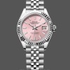 Replique Rolex Datejust-279174 pour femme, 28 mm, acier inoxydable, cadran indexé rose, Lady Pink