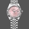 Replique Rolex Datejust-279174 pour femme, 28 mm, acier inoxydable, cadran romain rose, Lady Pink