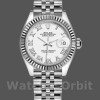 Replique Rolex Datejust-279174 pour femme, 28 mm, acier inoxydable, cadran blanc à chiffres romains, Lady White