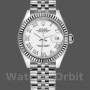 Replique Rolex Datejust-279174 pour femme, 28 mm, acier inoxydable, cadran blanc à chiffres romains, Lady White