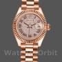 Replique Rolex Datejust-279175, 28mm, cadran pavé de diamants, lunette cannelée, Lady pavée de diamants, pour femme