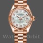 Replique Rolex Datejust-279175, 28mm, cadran en nacre et diamants, lunette cannelée, Lady MOP pour femme
