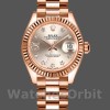 Replique Rolex Datejust-279175, 28mm, Sundust, cadran diamants, lunette cannelée, Lady Sundust pour femme