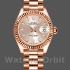 Replique Rolex Datejust-279175, 28mm, Sundust, cadran indexé, lunette cannelée, Lady Sundust pour femme