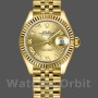 Replique Rolex Datejust-279178 pour femme, 28 mm, or jaune, cadran romain champagne, Lady Champagne