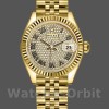 Replique Rolex Datejust-279178, 28mm, or jaune, cadran pavé de diamants, Lady pavé de diamants pour femme