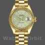 Replique Rolex Datejust-279178 pour femme, 28mm, cadran vert tilleul, lunette cannelée, Lady Linden Green