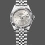 Replique Rolex Datejust-M279174 0005 pour femme, 28mm, Automatique, Cadran argenté, Or blanc et acier, Cadran argenté pour femme