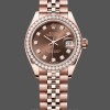Replique Femmes Rolex Datejust 28mm Chocolat Cadran Diamant m279135rbr 0018 Femmes Cadran Chocolat
