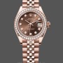 Replique Femmes Rolex Datejust 28mm Chocolat Cadran Diamant m279135rbr 0018 Femmes Cadran Chocolat
