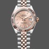 Replique Femmes Rolex Datejust 28mm Everose Gold Rose Dial m279171 0023 Jubilee Lady Rose Gold Dial