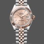 Replique Femmes Rolex Datejust 28mm Everose Gold Rose Dial m279171 0023 Jubilee Lady Rose Gold Dial