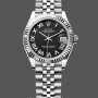 Replique Rolex Day Date 36-128349RBR 0053 unisexe, or blanc, bracelet président, rose