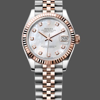 Replique Rolex Datejust 31-278271 0026, Diamants, Bracelet Jubilé, Femmes MOP (nacre)