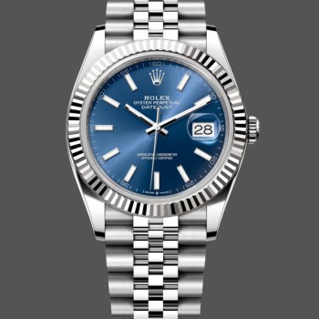 Replique Femmes - Rolex Datejust 31-m278274, lunette cannelée, cadran bleu, Cadran bleu femmes
