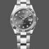 Replique Rolex Datejust 31mm or blanc cadran gris pour femme m278274 Luxe pour femme cadran gris