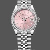 Replique Hommes - Rolex Datejust 41-126333 0011, acier bicolore, cadran diamant champagne, Oyster Champagne