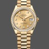 Replique Rolex Datejust 31mm Champagne Cadran or jaune 278288RBR 0005 Cadran champagne pour femme