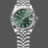 Replique Rolex Day Date 36-118138 0003 unisexe, or jaune massif 18 carats, cadran vert Vert