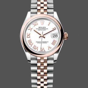 Replique Rolex Day Date 36-m128396TBR 0016 pour femme, platine, turquoise, cadran romain serti de diamants, lunette en diamants, bleu