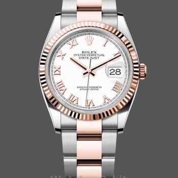 Replique Hommes Rolex Datejust 41-126333 0018, 41mm, nacre blanche, cadran diamant, MOP Hommes