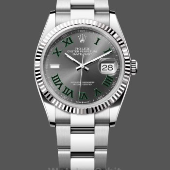Replique Rolex Datejust 36 Wimbledon Dial Midsize 126234 0046 Grey Dial unisexe