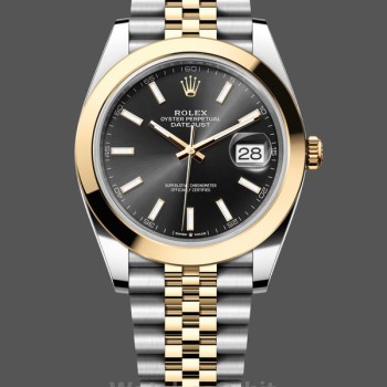 Replique Hommes Rolex Datejust 41mm Black Dial Jubilee Bracelet Hommes - M126303 0014 Black Dial